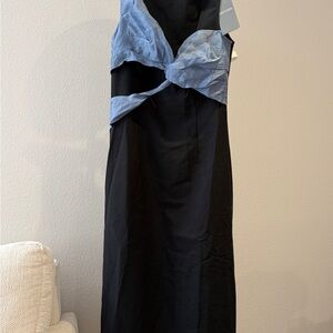 New with tags Elegant Black and Blue Dress